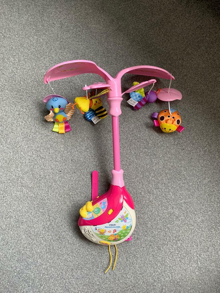 vtech cot mobile pink